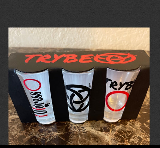 3 piece shot glass set