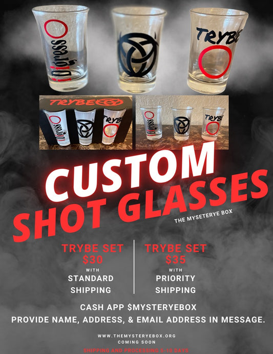 3 piece shot glass set